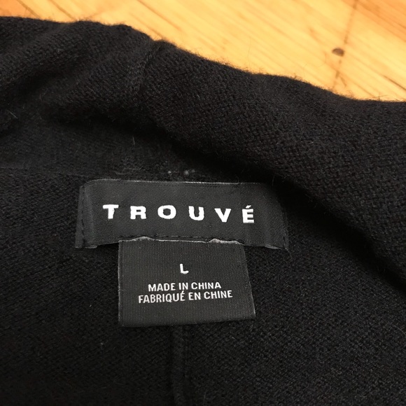 Black Trouvé sweater 10% Angora Rabbit Hair - Picture 2 of 4